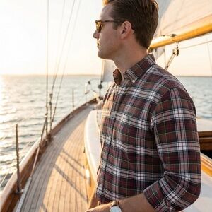 Ralph Lauren Tartan Plaid Button Down Shirt Pony Logo Classic Preppy